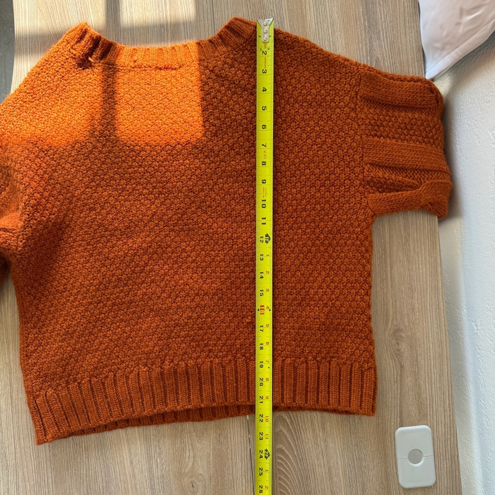 Maeve Boxy Cable Knit Sweater XS - Picture 10 of 15